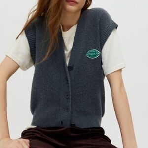 BDG Women's "Rowan Button-Front Sweater Vest"